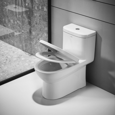 Round Bowl 1.1GPF One Piece Toilets  Siphon Flush 4L