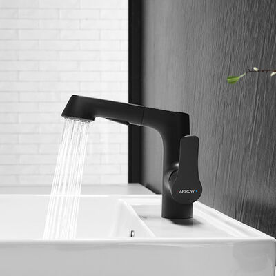 ARROW Contemporary Single Hole Basin Mixer Faucet with Ceramic Cartridge for Modern Bathrooms