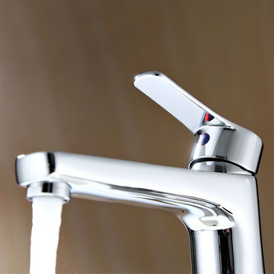 ARROW Modern Single Hole Brass Basin Mixer Faucet with 5 Year Warranty Ceramic Cartridge and Chrome Finish