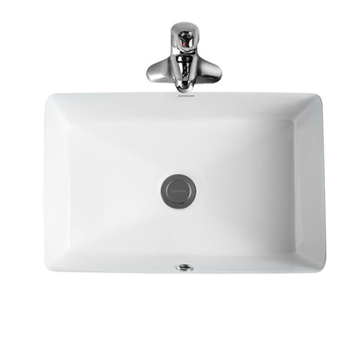 Bathroom Ceramic Under Counter Top Wash Basin Rectangle Shape