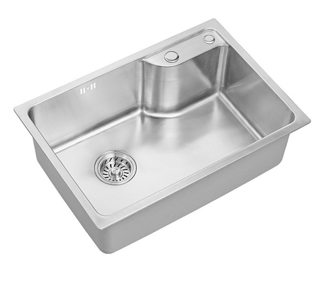 AF5508 Stainless Steel Kitchen Sink 620×430×201mm Single Bowl