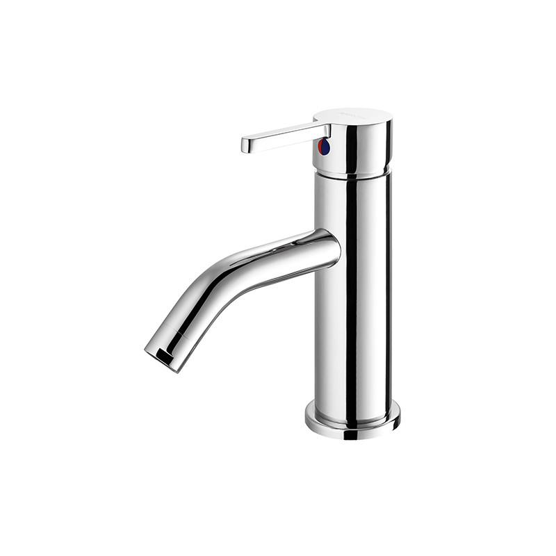Brass Basin Faucet Polished Single Hole Washroom Mixer Tap Single Handle Bathroom Sink Faucets
